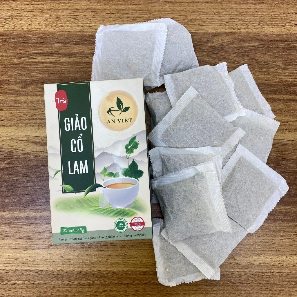 Trà giảo cổ lam An Việt có 25 túi lọc 5 gam